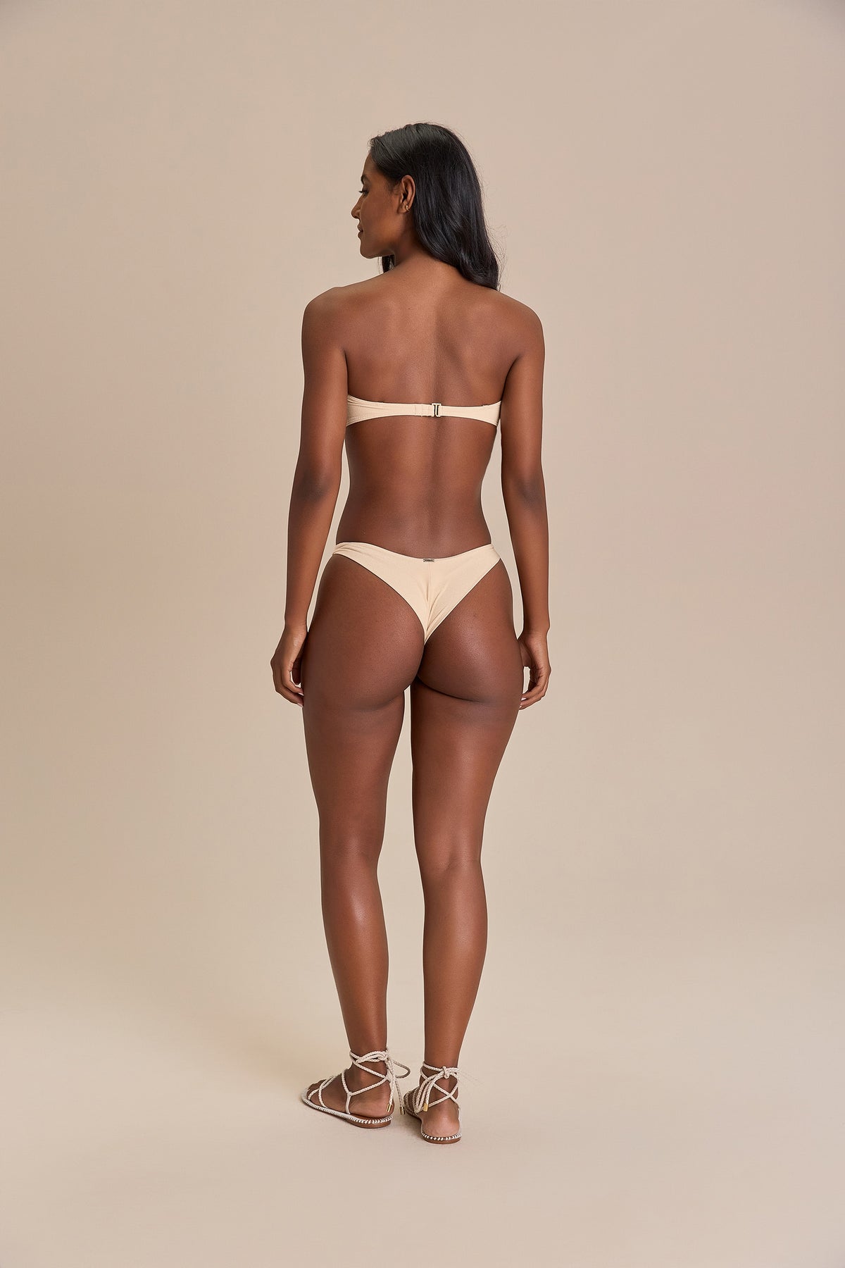 Spell High-Cut Thong Bikini Bottom