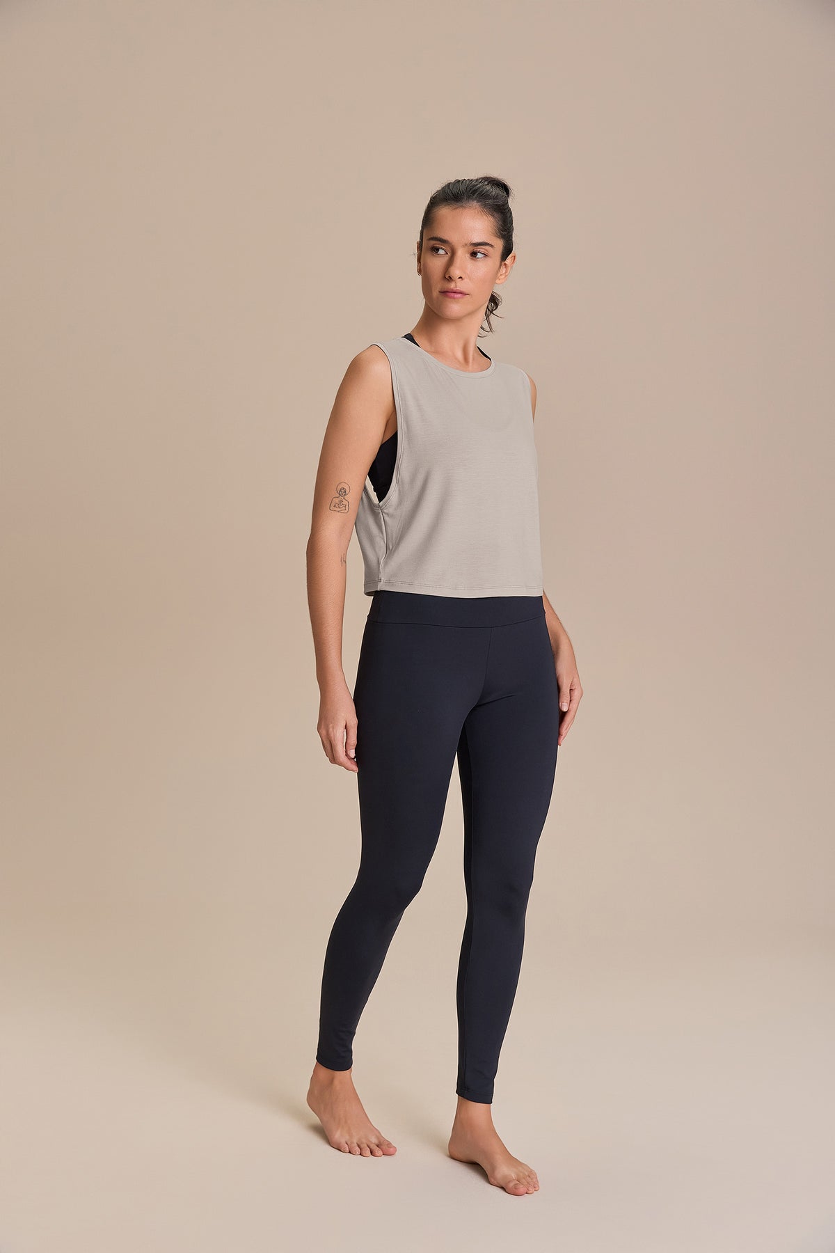 Serene Whisper Slate Tank Top