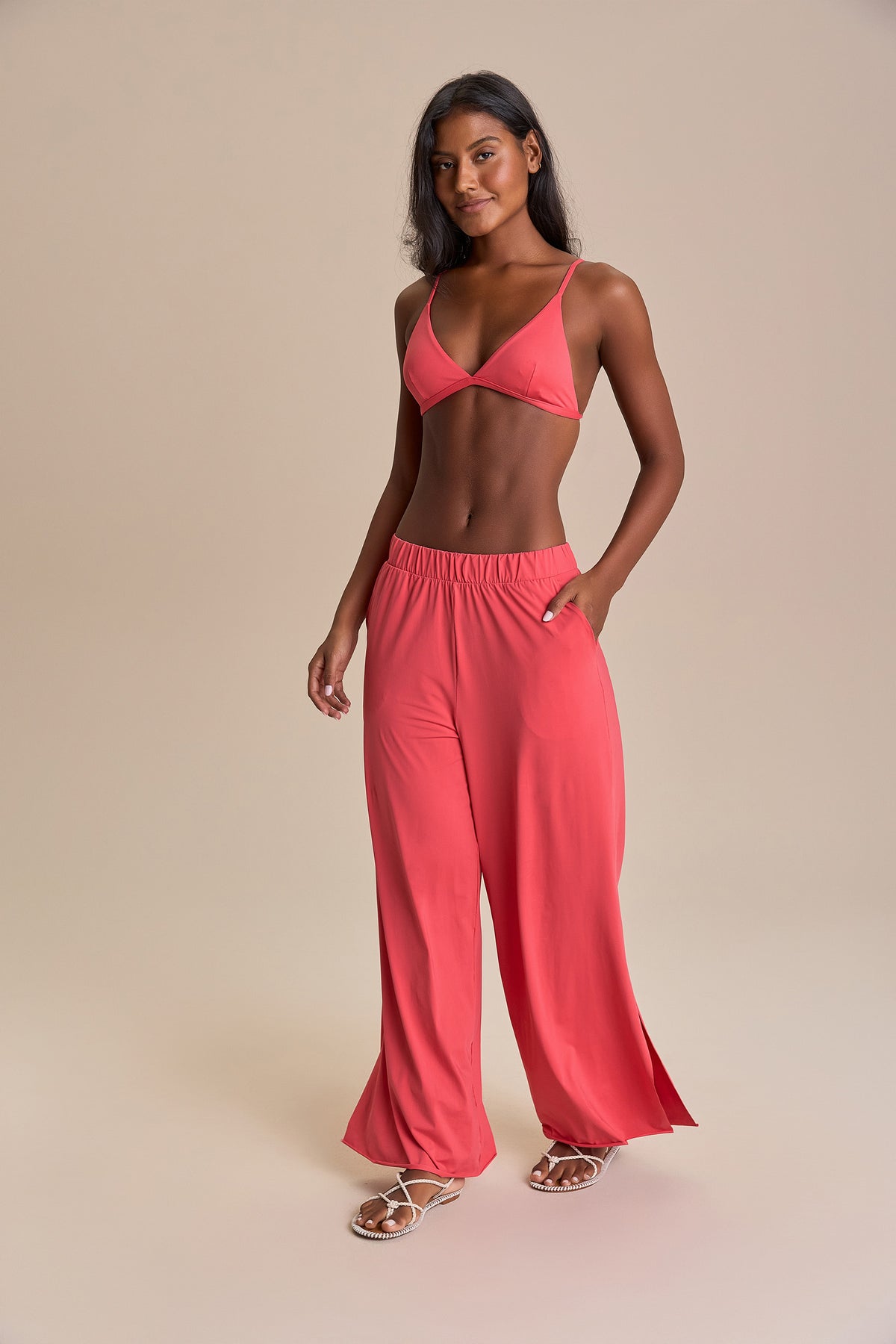 Wide Slit Pants