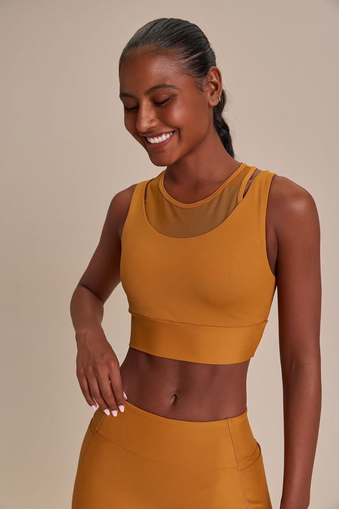 Cross Upfit Tule Bra