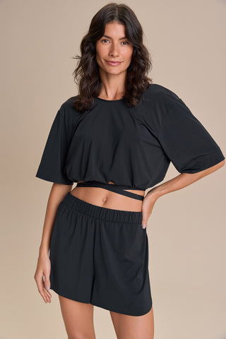 Wide Overlap Side Shorts