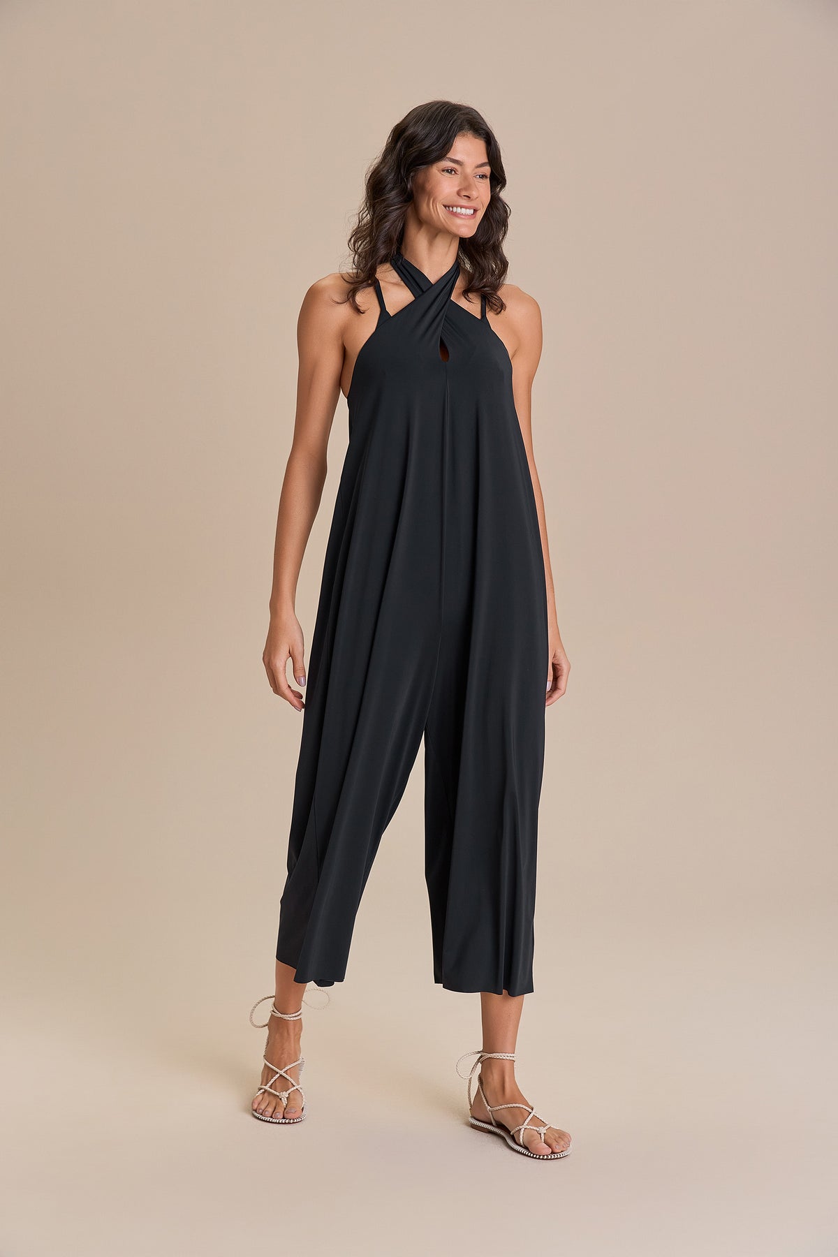 Wide One-Shoulder Jumpsuit