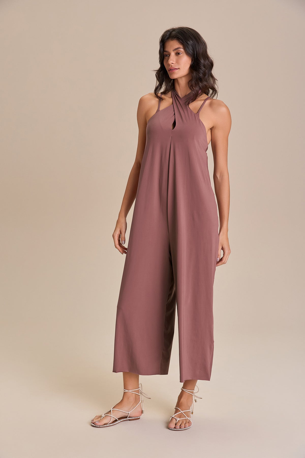 Wide One-Shoulder Jumpsuit