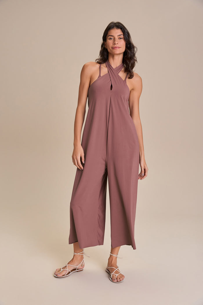 Wide One-Shoulder Jumpsuit