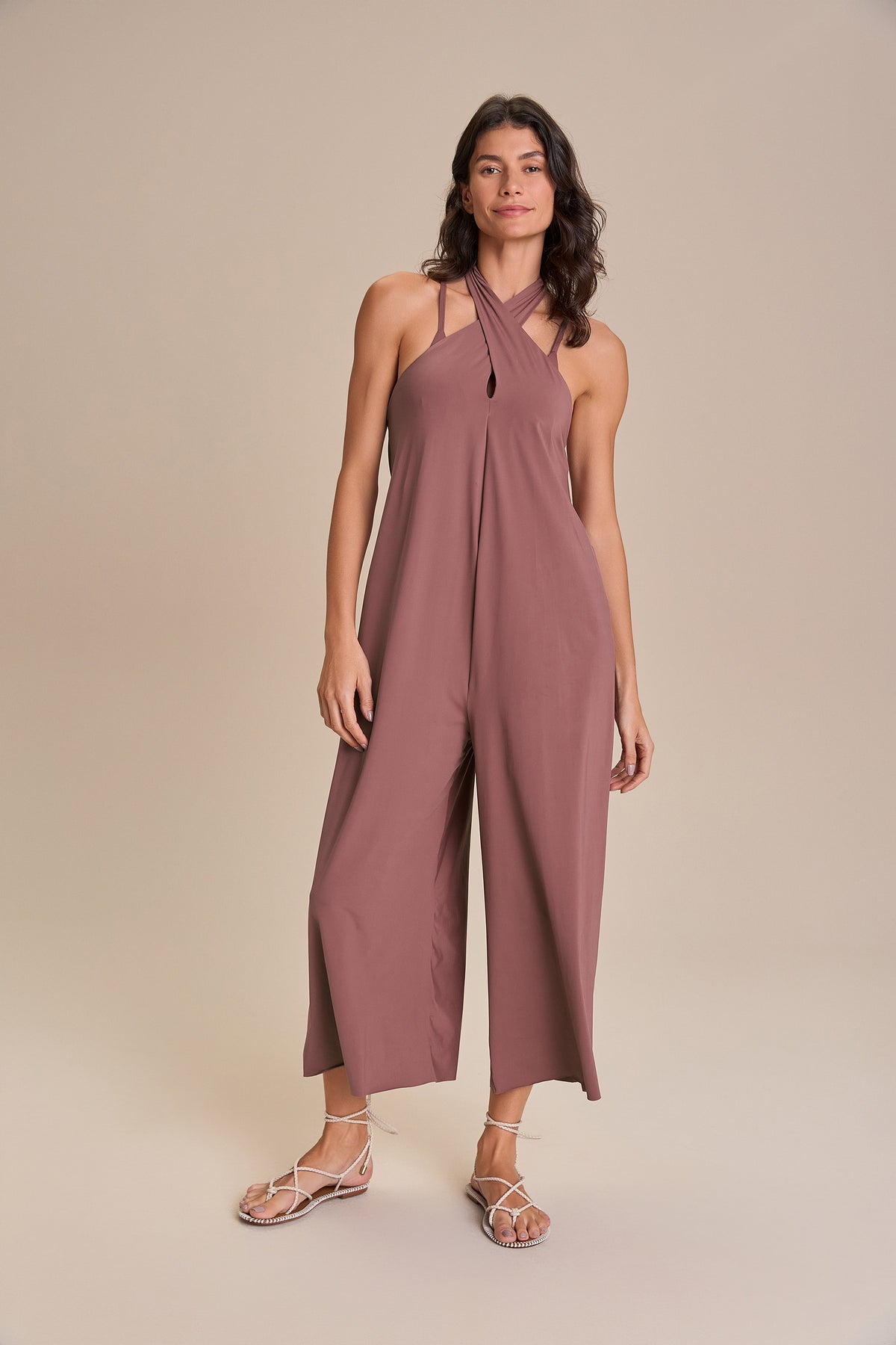 Wide One-Shoulder Jumpsuit