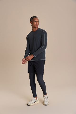 Men's Fit Long Sleeve Stretch T-Shirt