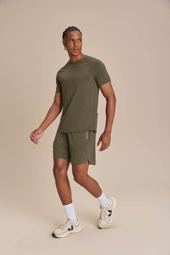 6" Nylon Tech Sweat Shorts