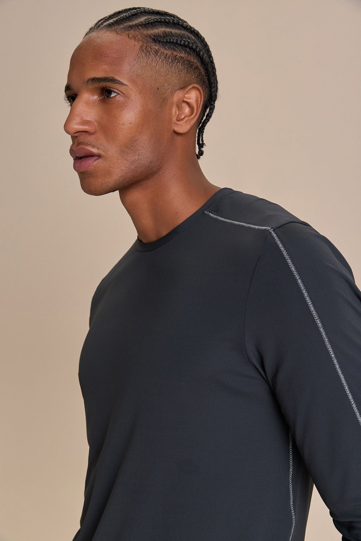 Men's Fit Long Sleeve Stretch T-Shirt