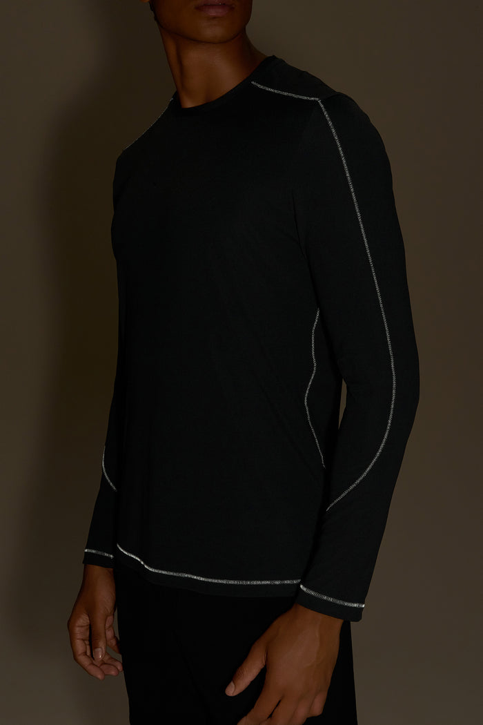 Men's Fit Long Sleeve Stretch T-Shirt