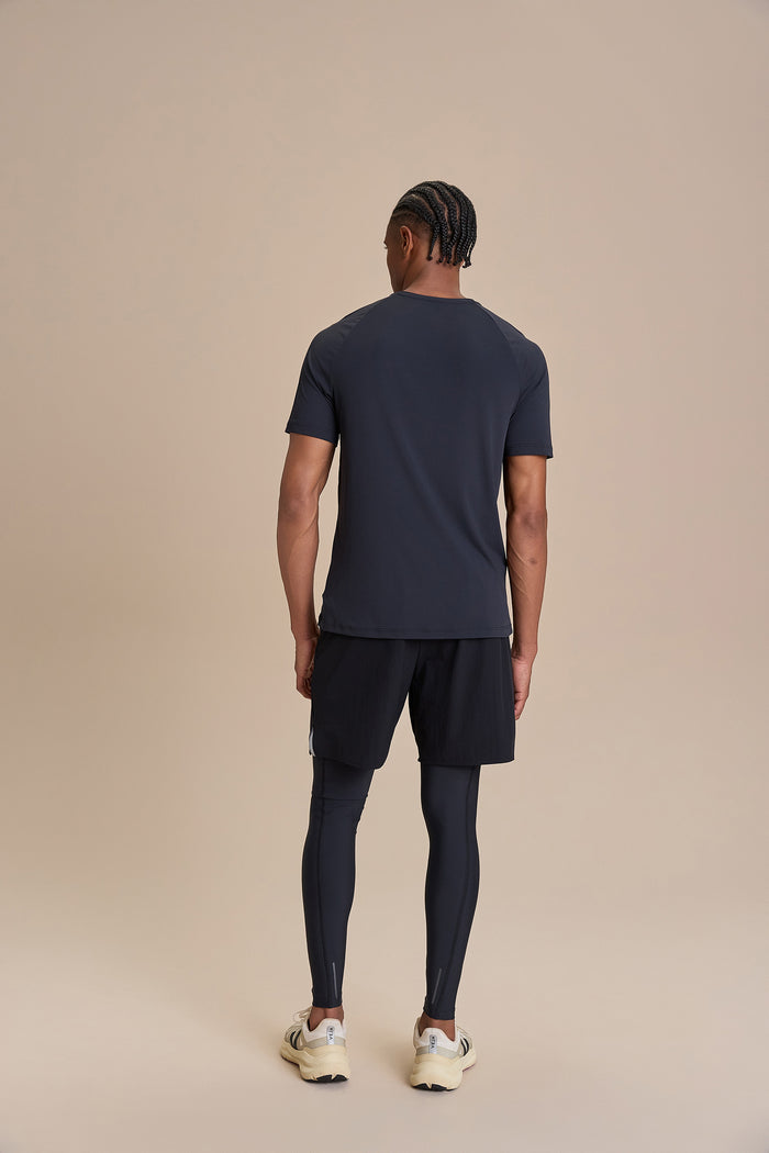 Men's Comfy Laser Link T-Shirt - Black