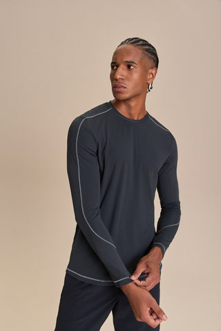 Men's Fit Long Sleeve Stretch T-Shirt