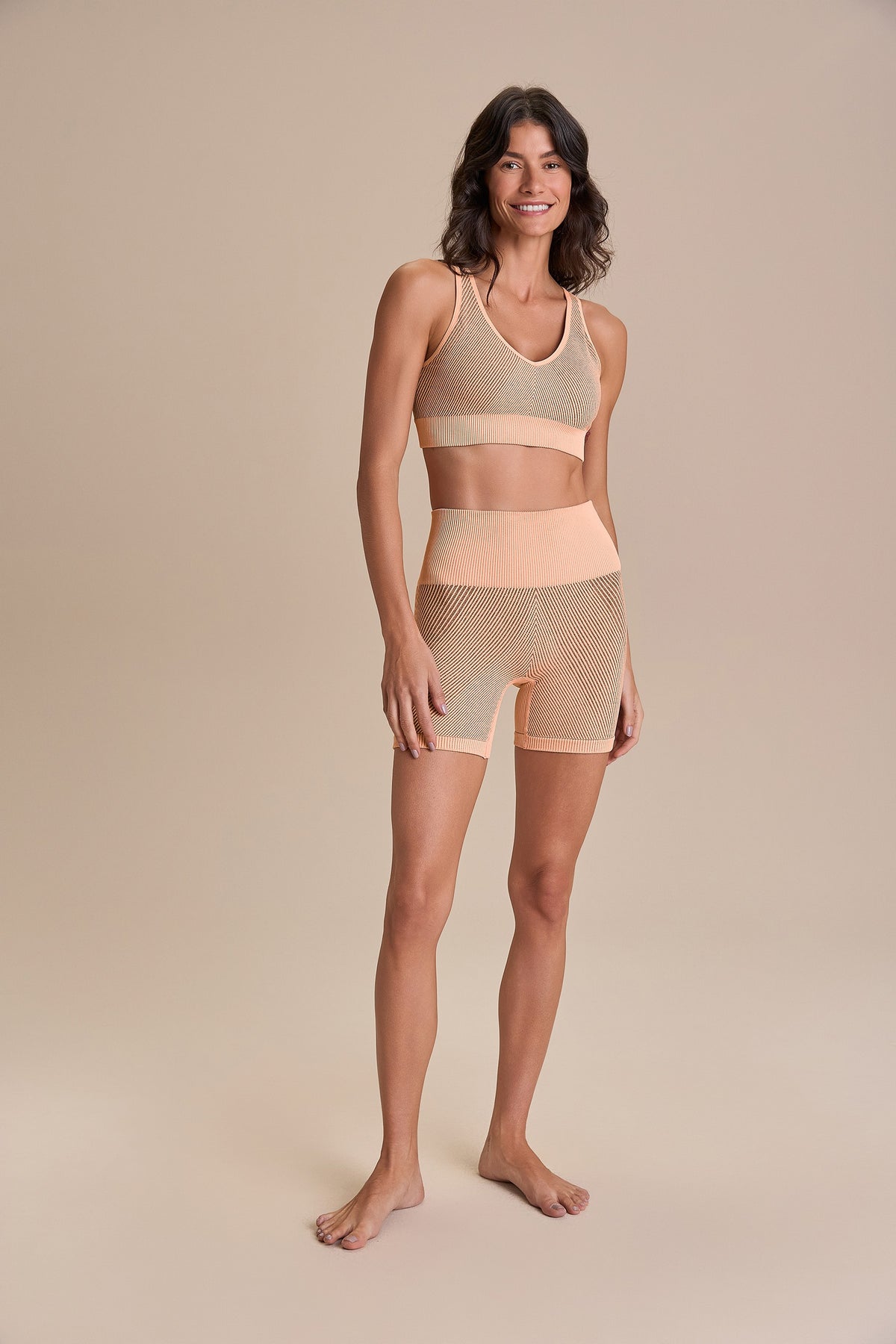 Seamless Knit® Diagonal V Bra
