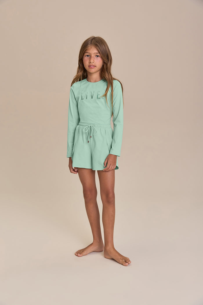 Kids Soft Glow Wide Shorts