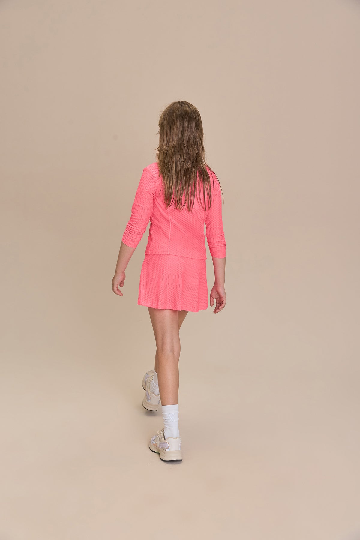 Effect Texture Run Kids Skirt