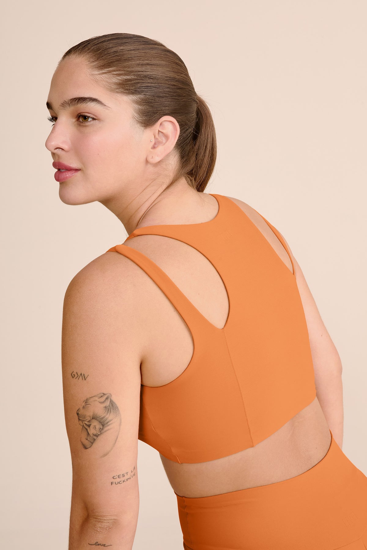Cut Out Clash Sports Bra