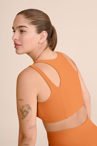Cut Out Clash Sports Bra