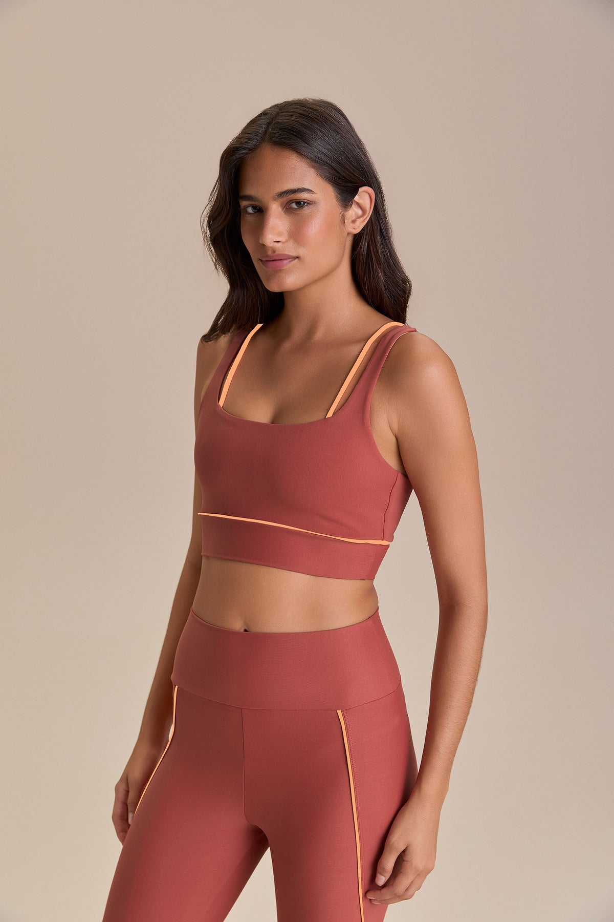 Contrast Piping Top
