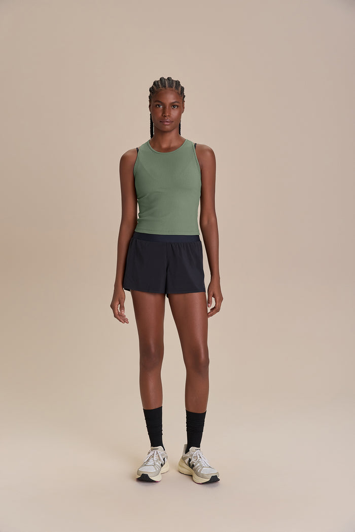 Way Cross Rib Tank Top