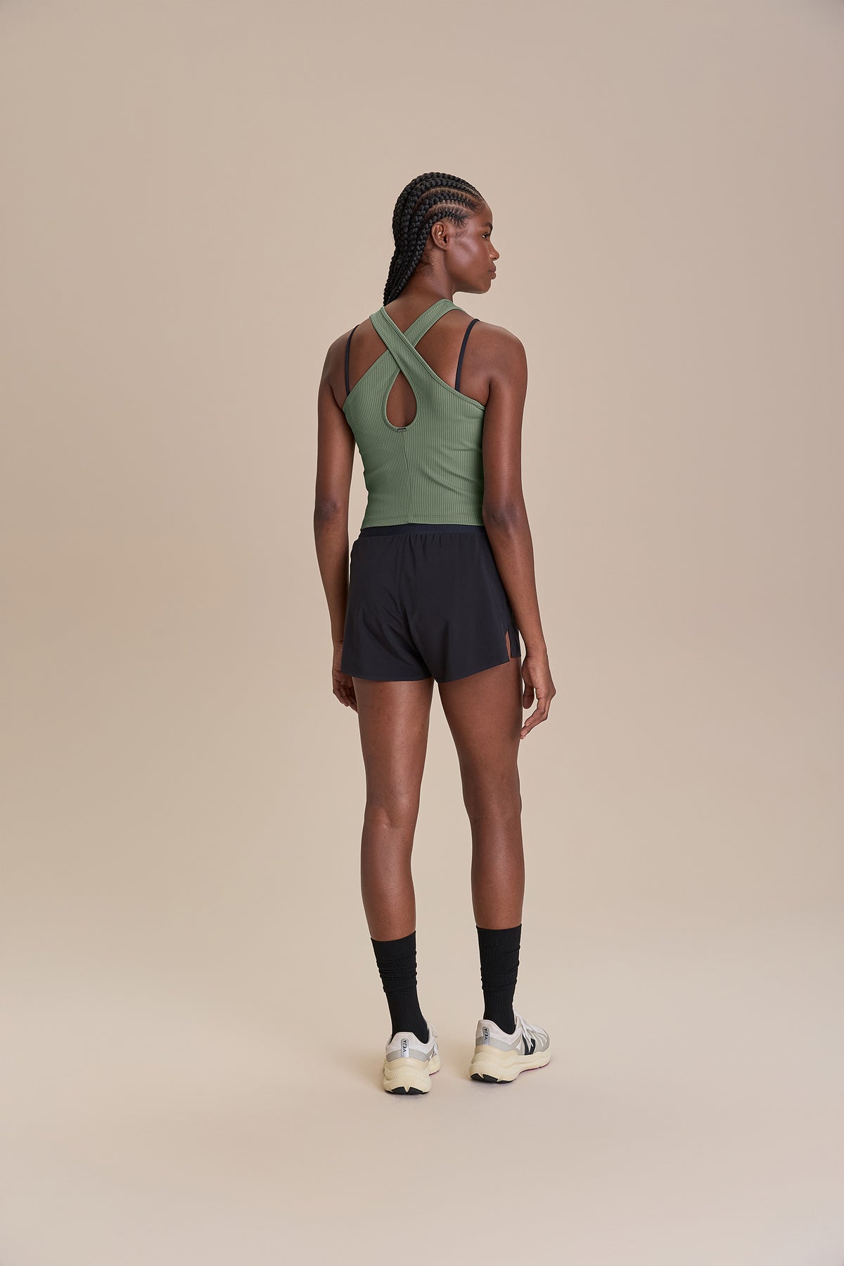 Way Cross Rib Tank Top