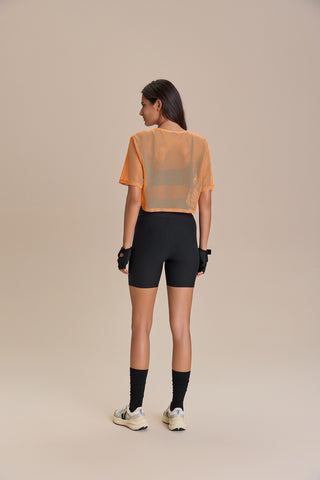 Net Cropped T-Shirt