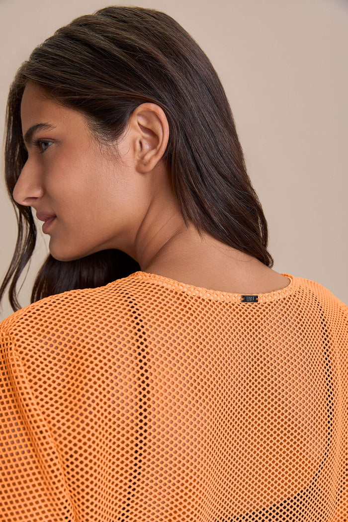 Net Cropped T-Shirt