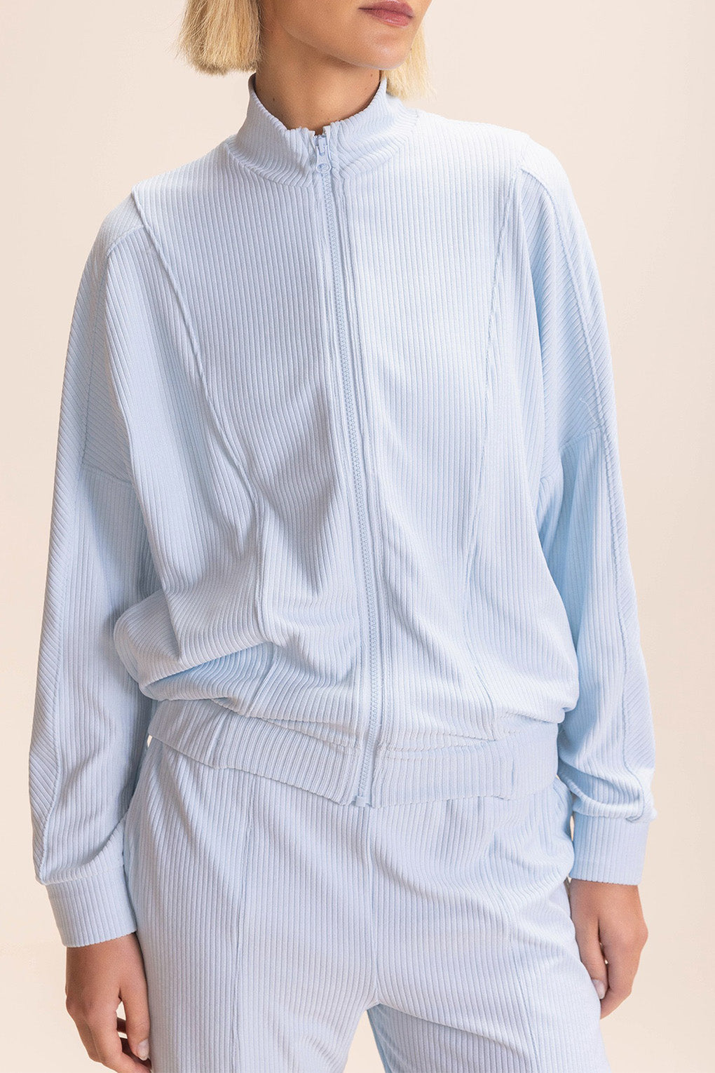 Rib Plush Jacket