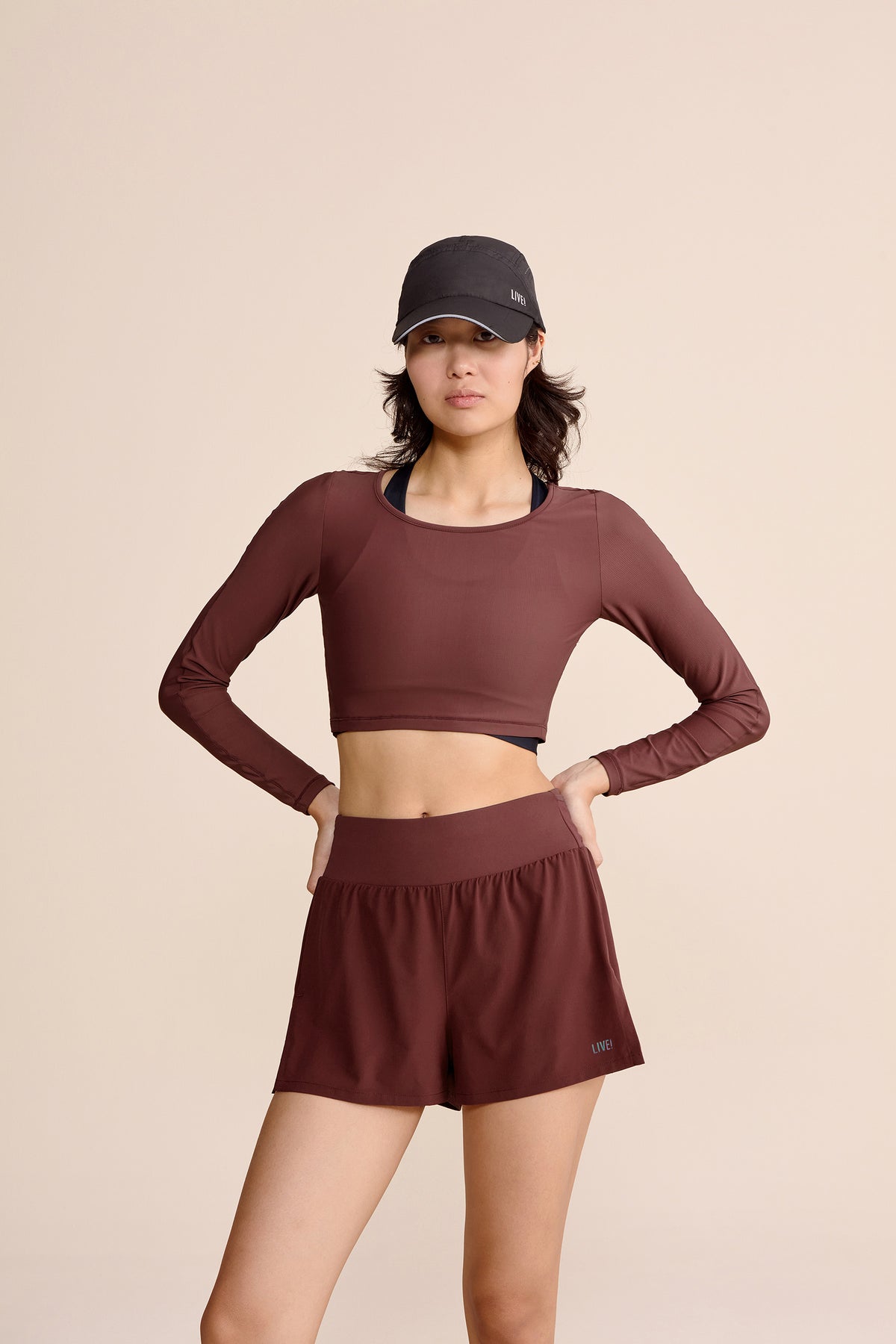 Harmony Crop Long-Sleeve Top