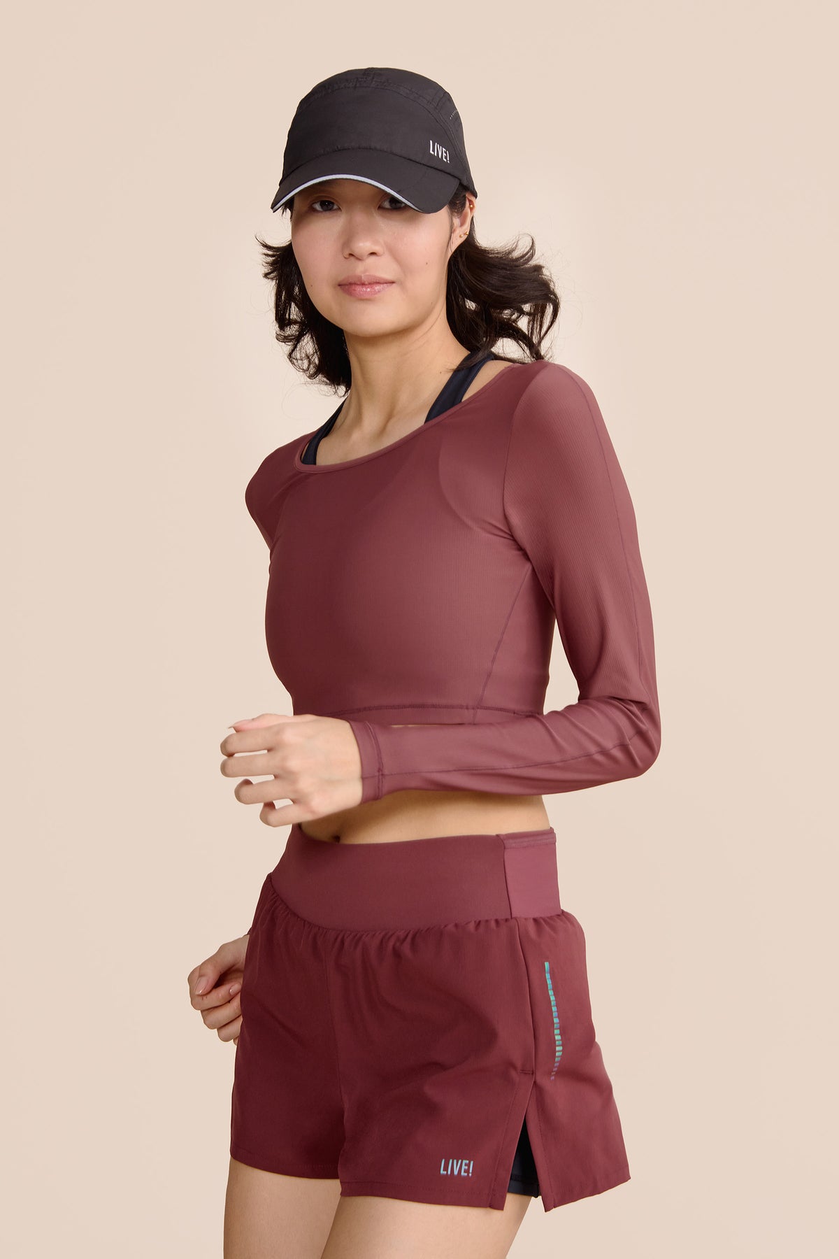 Harmony Crop Long-Sleeve Top