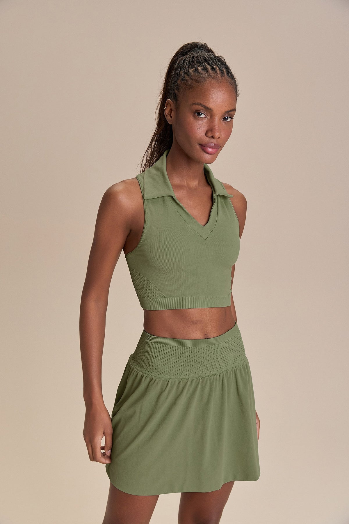 Seamless Knit® Polo V Tank Top