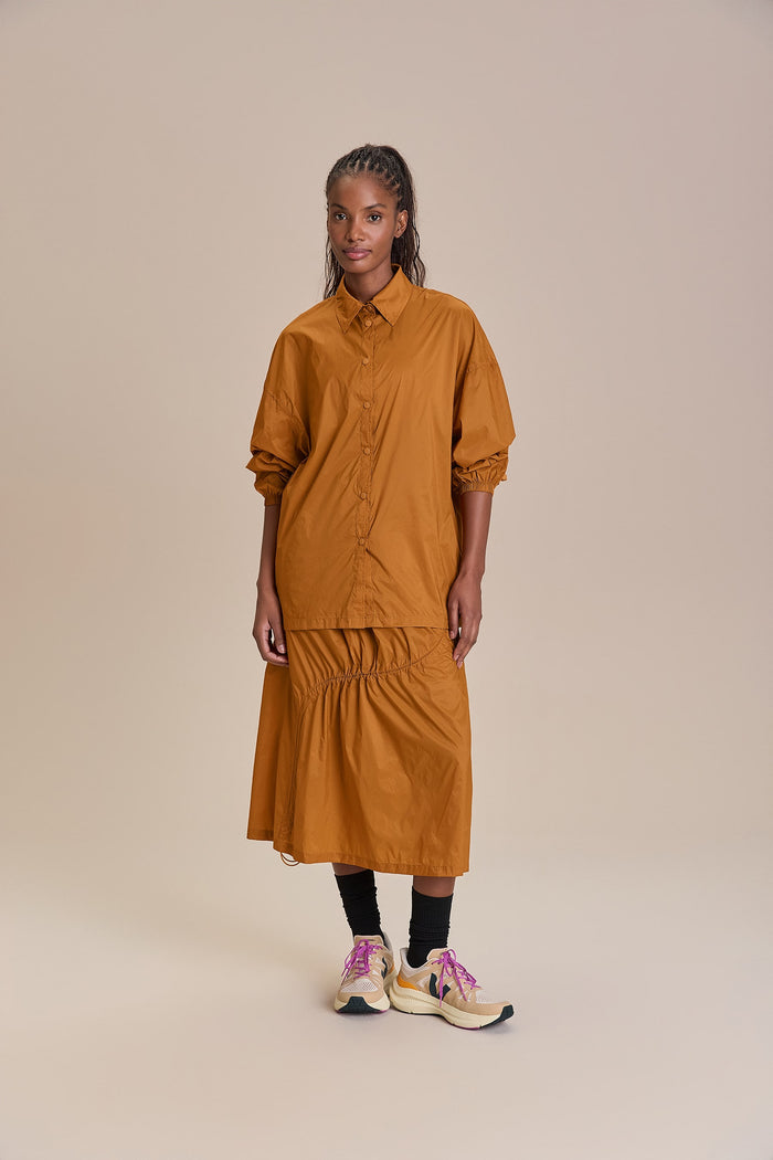 Nylon Light Midi Skirt