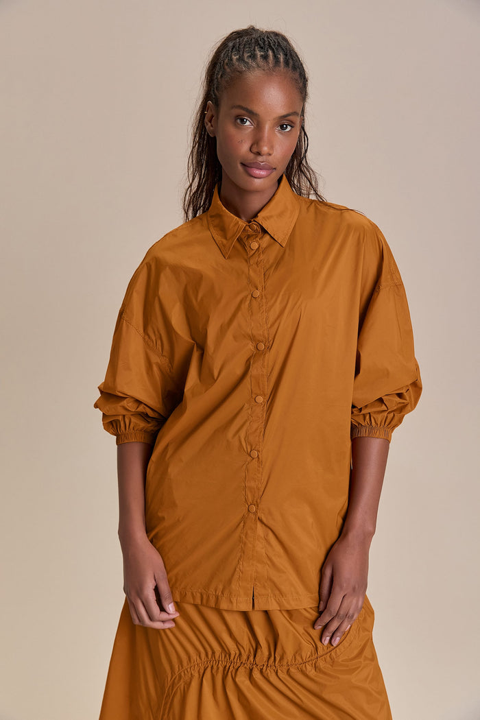 Oversized Nylon Light Shirt