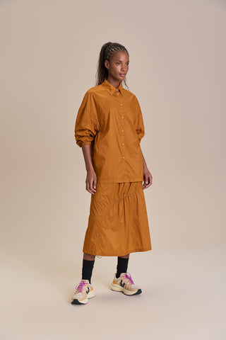 Nylon Light Midi Skirt
