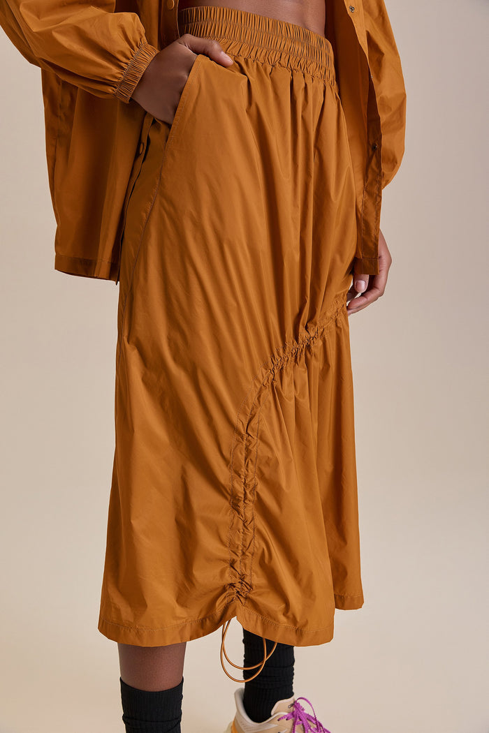 Nylon Light Midi Skirt