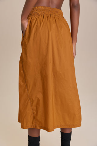 Nylon Light Midi Skirt
