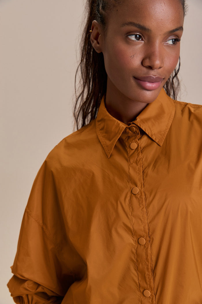 Oversized Nylon Light Shirt
