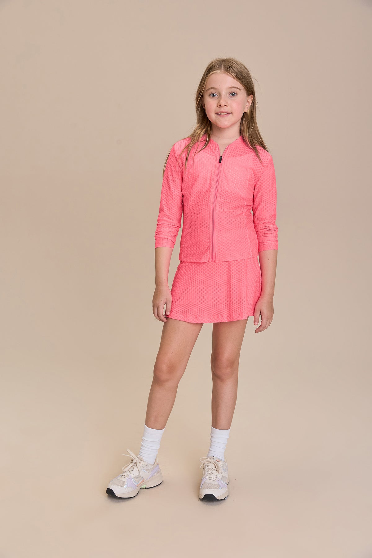Effect Texture Run Kids Jacket