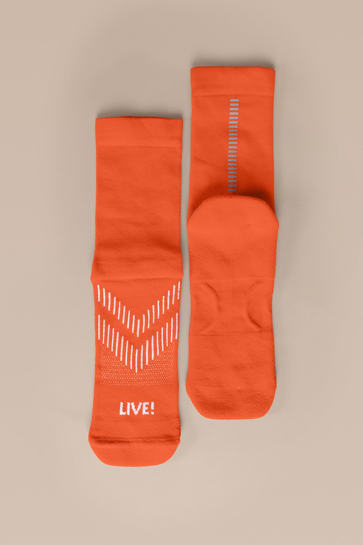 Unissex Reflex Run Long Socks