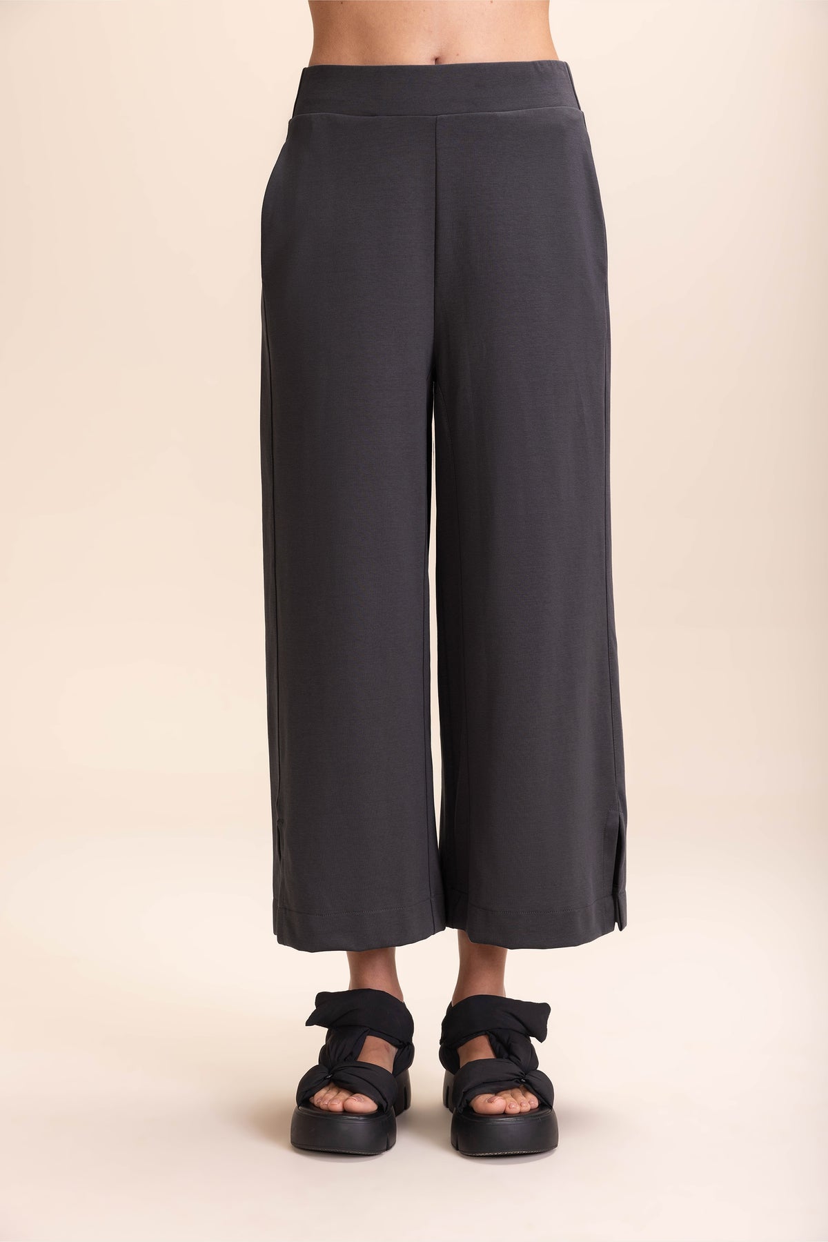 Galax Knit Wide-Leg Pants