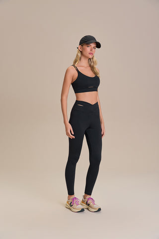 Jacquard Street Cross Leggings