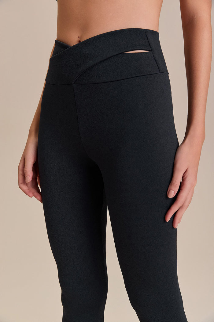 Jacquard Street Cross Leggings