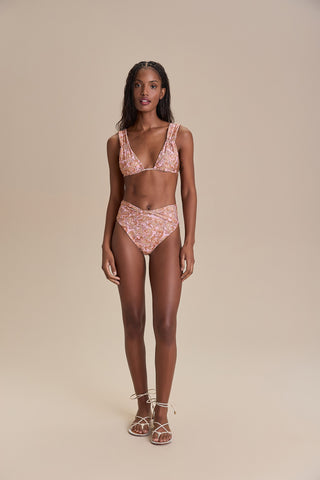 Paisley Hot Pants Bikini Bottom