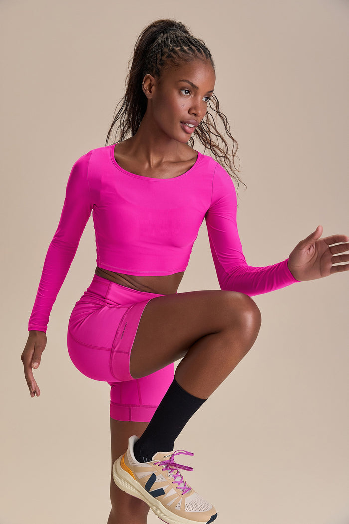 Harmony Crop LS Shirt