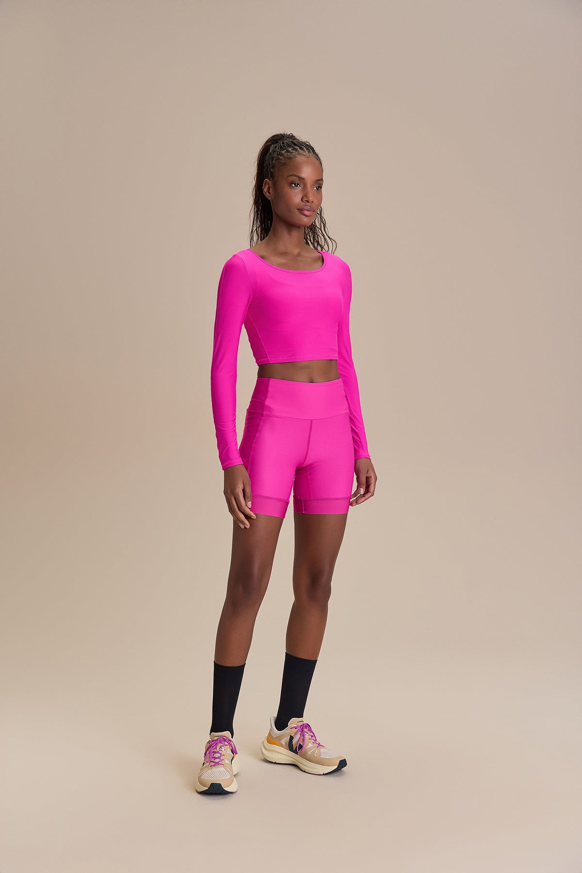 Harmony Crop Long-Sleeve Top