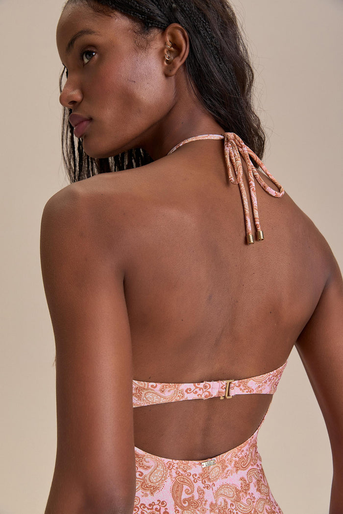 Paisley Cross Swimsuit