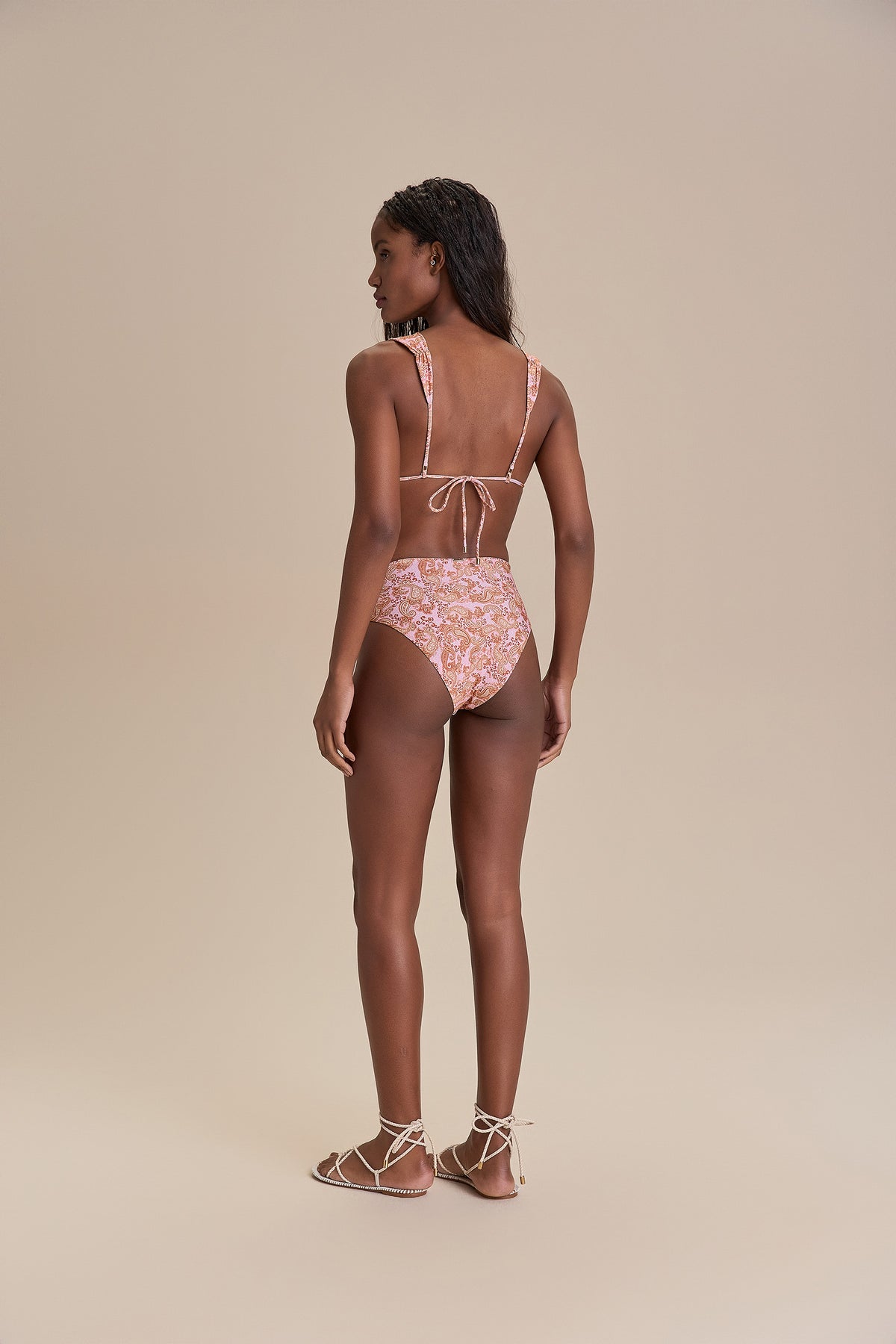 Paisley Hot Pants Bikini Bottom