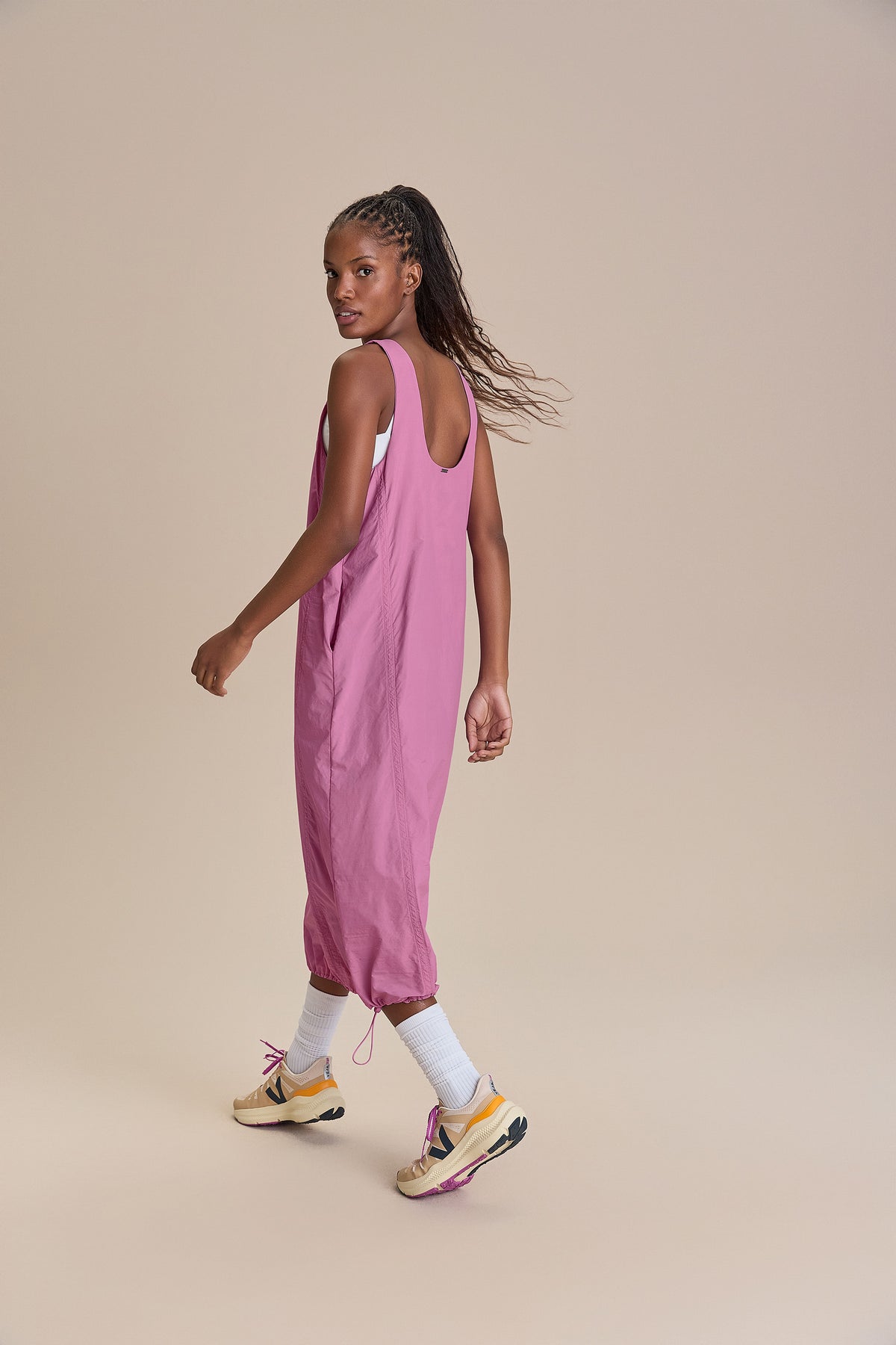 Nylon Net Long Dress