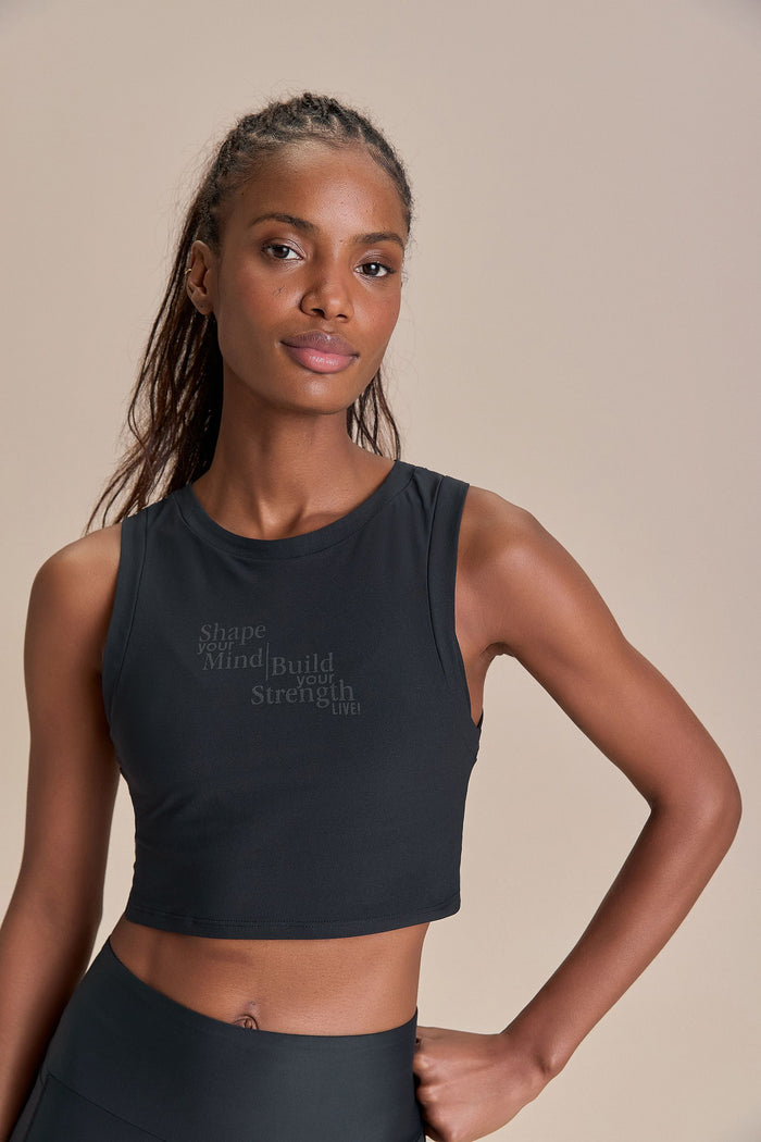 Breezy Skin Crop Tank Top