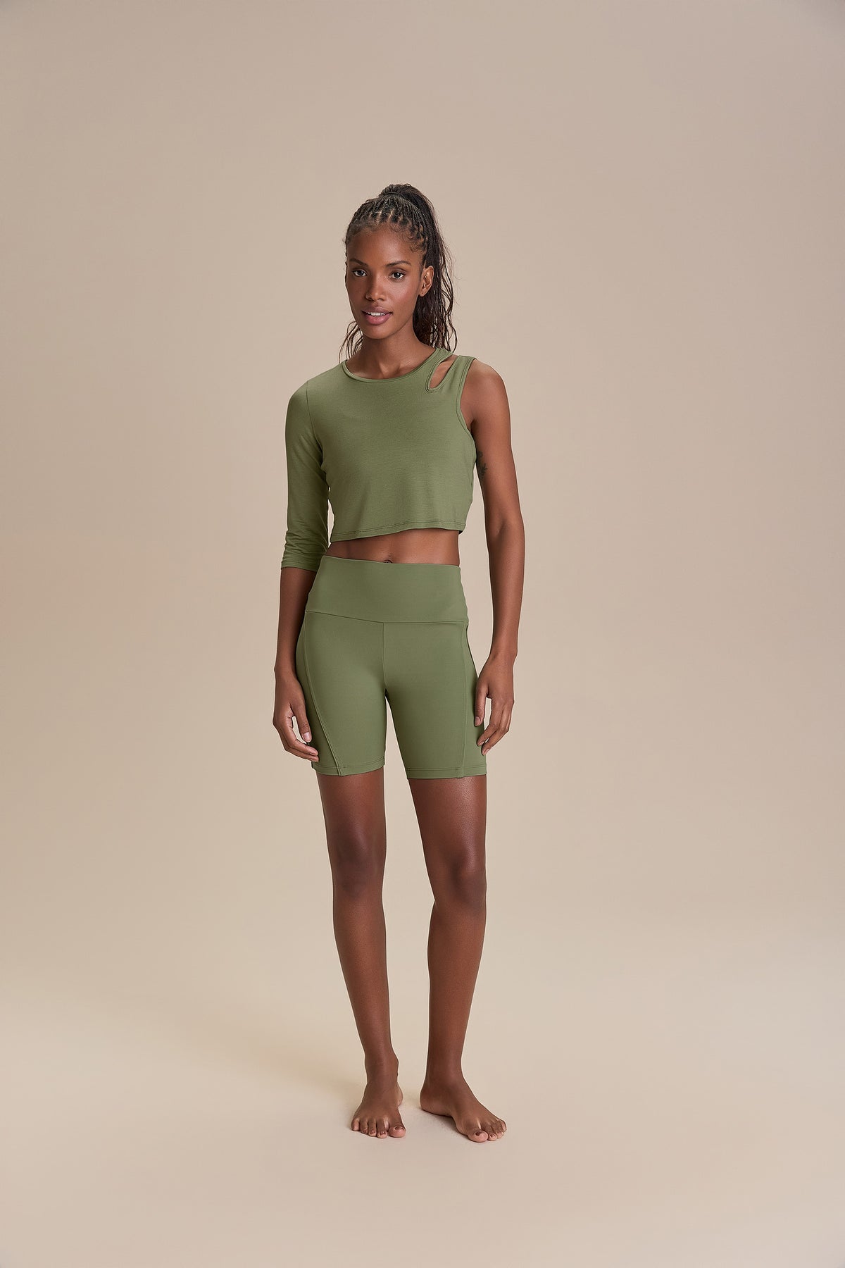 ByNature Stripe Long Shorts