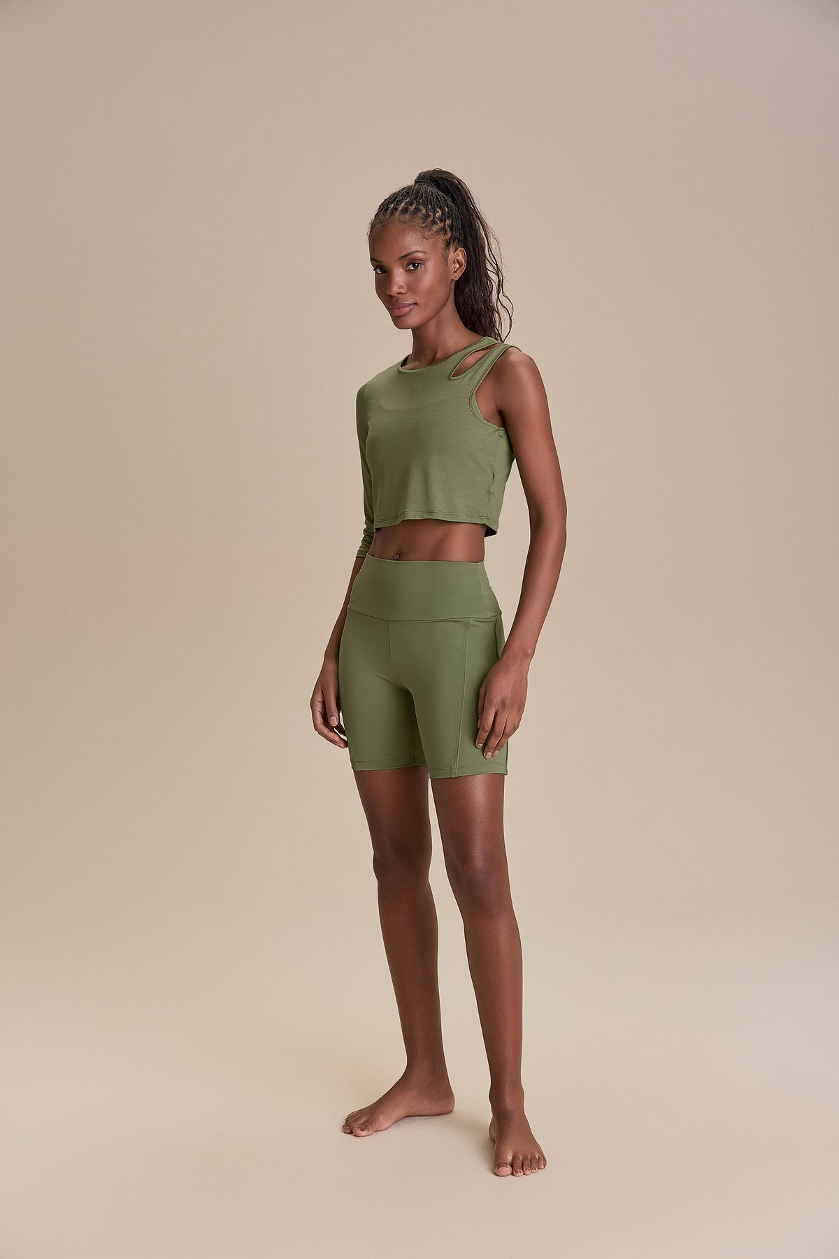 ByNature Stripe Long Shorts