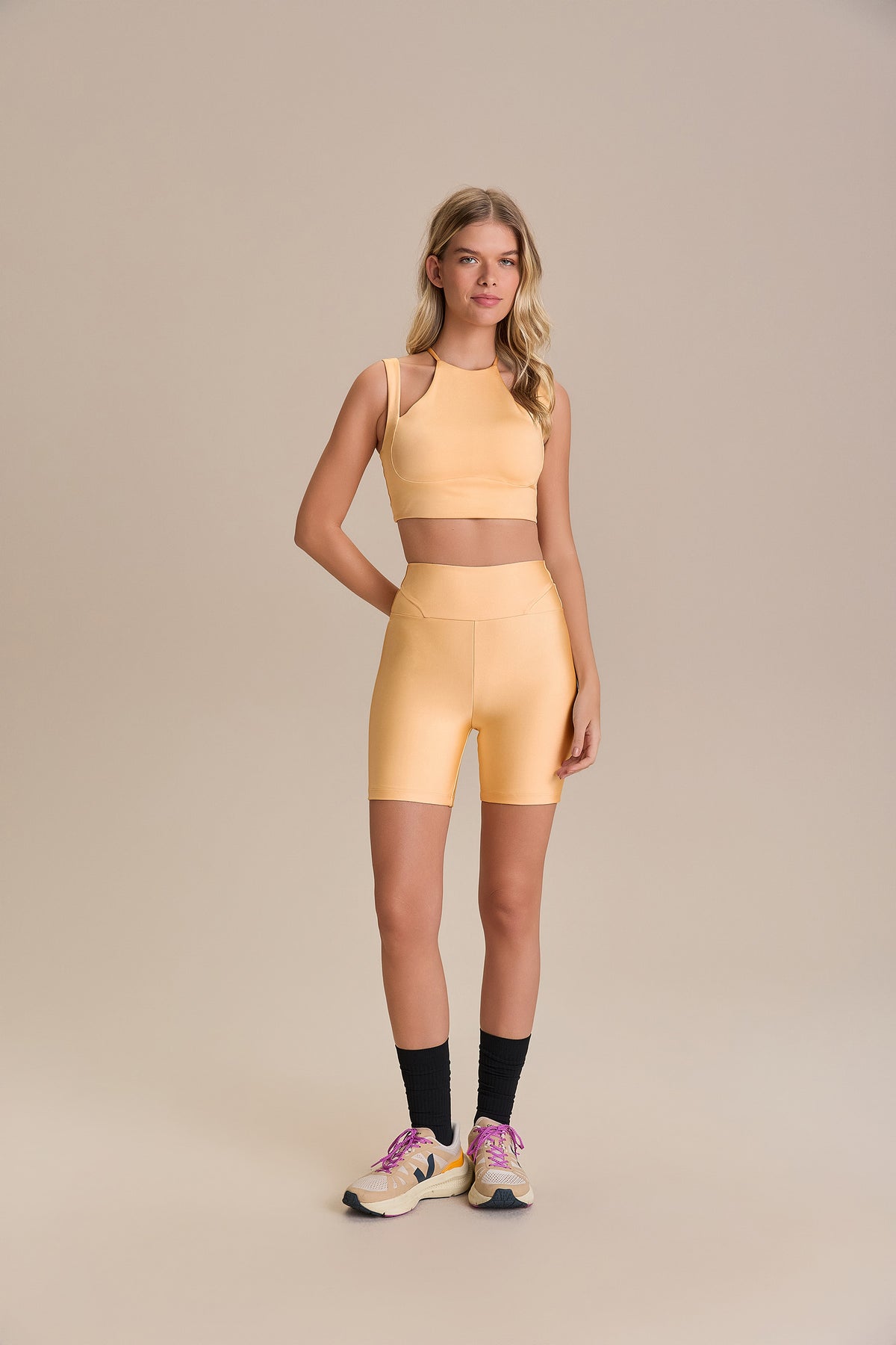 Neopren Shine Light Long Shorts